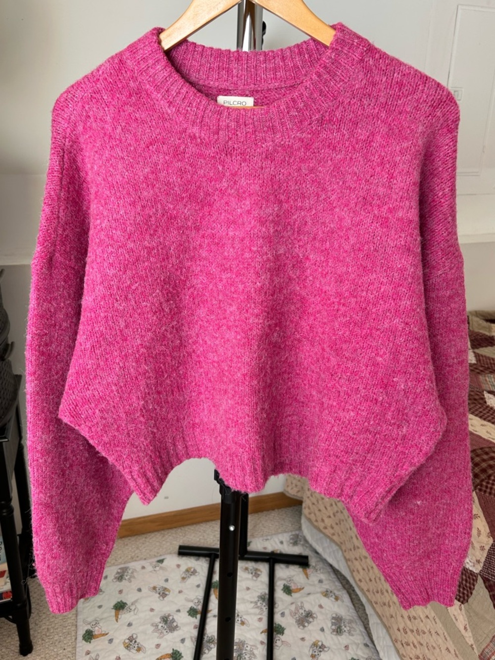 Pilcro Anthropologie Knit Pullover Sweater Pink